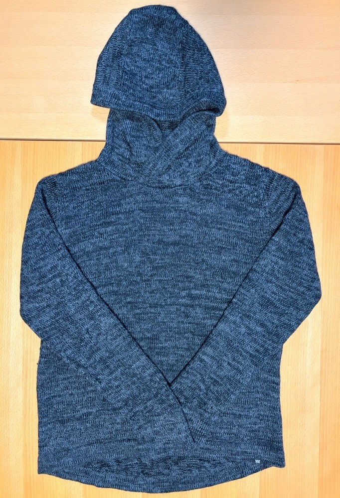 Mission Workshop Renan Alpaca Fleece Hand Knit Pullover Hoodie Sz M Cycling EUC