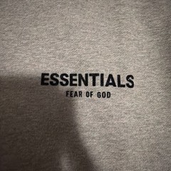 Fear of God Essentials Hoodie Dark Oatmeal Size Large (SS22)