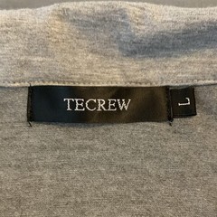 TECREW Sweatshirt Mens Large Gray 1/4 Zip Aztec Southwestern Kangaroo Pocket