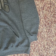 USMC United States Marine Corps Heather Grey Puff Letter Hoodie Sweatshirt XL
