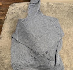 Hemp Mamma Isadora Men’s Hoodie XL Stellar Blue Heather Pullover Drawstring