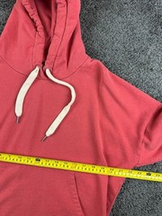 Outerknown Second Spin Hoodie Womens S Coral Pink Organic Cotton Sweatshirt