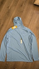 Carhartt Force Sun Defender Long Sleeve Hooded Graphic Tee Size Medium