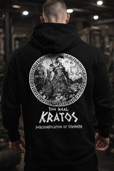 Iron Gods Kratos Hoodie Gym Hoodie Pump Cover Aesthetic Black Hoodie Gym Tee