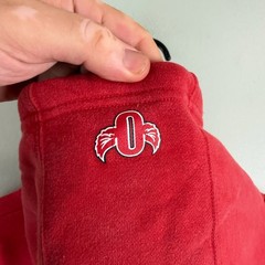 Y2K Outkast Clothing Sweatshirt Hoodie Red White Rap Hip Hop Mens Sz XL Logo