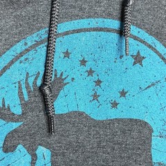 Mens Alaska Graphic State Hoodie Medium