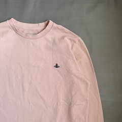 Vivienne Westwood Orb Logo Pink Sweatshirt Men’s Size M Made in Turkey