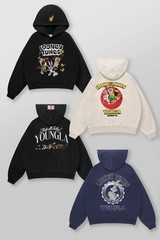 5114 – Looney Tunes Embroidered Hoodies – Pump Bunny – Size Medium (PREORDER)