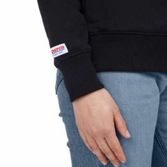 Costco Wholesale Black Unisex Embroidered Logo Crewneck Sweatshirt