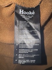 Hooké Hoodie Large Brown Red Sherpa Logo Pullover Organic Cotton Outdoor L I#1