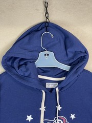 Life Is Good Hoodie Mens L Blue Graphic Print Regular Fit Long Sleeve Pullover