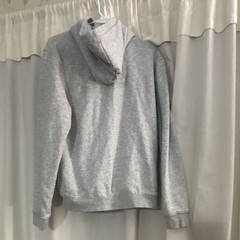 Gray H&M Teens CA 14A+ Pullover Fleece Hoodie Long Sleeve Pockets