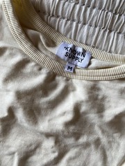 Known Supply Cream Crew Neck Sweatshirt, Coastal, Soft, Organic Cotton | Medium