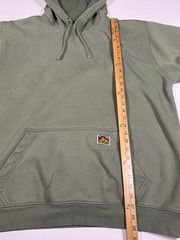 Ben Davis Hoodie Mens XL Green Heavyweight Pullover Sweatshirt Pocket