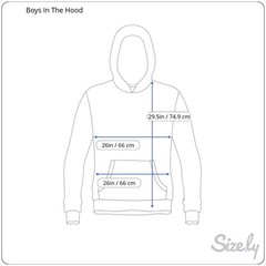 Boys N The Hood Sweatshirt Mens Size XXL Hoodie Sweater Movie Pullover Hooded