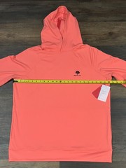 Redvanly Larkin Hoodie Mens XL Coral Stretch Long Sleeve Performance NWT