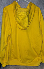 Men’s Alaviking Oversized Zip Up Hoodie Jesse Pinkman Type Yellow XL