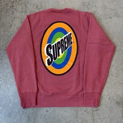 Supreme Spin Crewneck Sweatshirt Tide Logo Red Spring Summer 2016 Men’s Medium