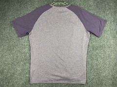 01.ALGO Performance Wick 3/4 Sleeve Shirt Men’s Large Purple Anti Odor Uv SPF 40