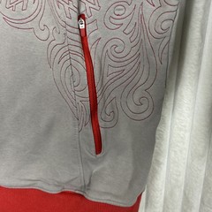 Nike Team China 1/4 Zip Gray Pullover Hoodie Mens Medium