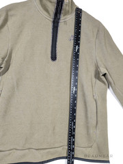 Nike Men’s Half-Zip Pullover Military Green 1/4 Zip Sweatshirt M Made In Vietnam
