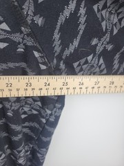 Rock and Roll Denim Hoodie Mens XXS Black Gray Aztec Tribal Sweatshirt Pocket