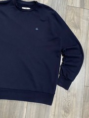 Vivienne Westwood Basic Logotype Sweatshirt Dark Blue Size XL Men’s