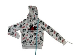Cozy Fall Street Wear South Pole x Astro Boy Patch & Tile Men’s Graphic Hoodie M