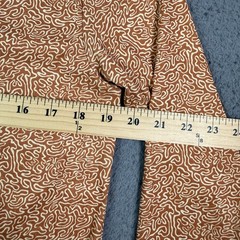 Patagonia Capilene Cool Daily Hoody Mens S Brown Patterned Sun Shirt 45310