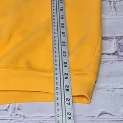 John Deere Equipment Hoodie Yellow Full Zip Embroidered Logo Distressed Mens XL
