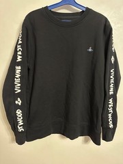Vivienne Westwood Set Sweatshirt+Pans Black Cotton Sweaatpants orb Size L