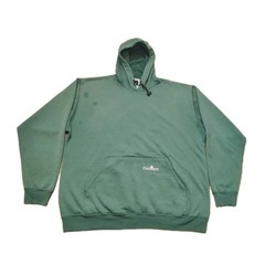 VTG Carhartt K132 HTG Green Hoodie Heavyweight Sweatshirt Pocket Logo 2XL Y2K