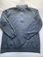Mountainaire Mens Blue 1/4 zip long sleeve Fleace Pullover Size 2XL