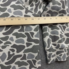 Burlebo Fleece Hoodie Mens 2XL Deer Camo Fishing Hunting Hiking Outdoor