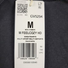 Adidas Mens Feelcozy Hoodie Black Sz M GV5294 (863-868)