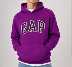 GAP LOGO HOODIE PURPLE PULLOVER SWEATSHIRT **CHOOSE SIZE**