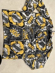 Drill Clothing Oh SNAP! Unisex Hoodie X-Large Yellow Black Comic Skater POP