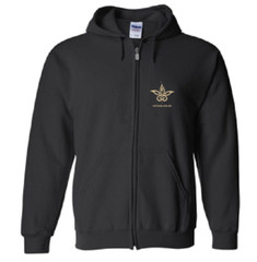 Vietnam Airline Gold Logo Asia Travel Fly Vacation Full Zip Hooded Sweatshirt