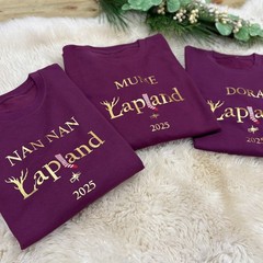 Personalised LAPLAND Family Christmas Jumper | Xmas Sweatshirt | Xmas Jumper