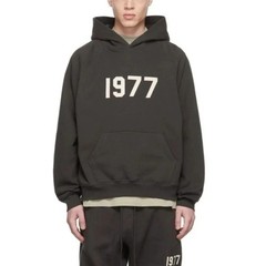 Fear of God Essentials Hoodie 1977 ‘Iron’ Men’s XL Size Oversize NWT AUTHENTIC