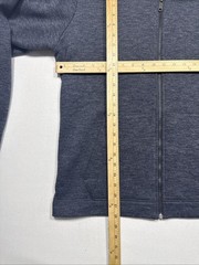 Vince Hoodie Mens X Large XL Blue Full Zip Cotton Rayon Knit Sweater