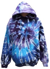 Tie Dye Blue Purple Hoodie – Size XL- New, Never Been Worn! – Pre-shrunk!