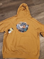 Burlebo Hoodie Mens XL Duck and Dog Graphic Pullover Outdoors Hunter NEW XL