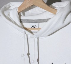 Nike Sportswear Club Fleece Pullover Hoodie Men’s Sizes White SWOOSH 611457-100