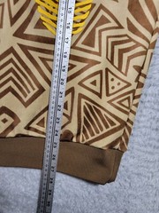 Create 2MRW Sweater Mens Medium Brown Velvet KING Sweatshirt Long Sleeve