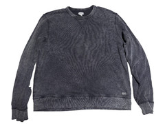 Denim & Supply Ralph Lauren Sweatshirt XL Distressed V-Stitch 100% Cotton Grunge