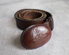 Vivienne Westwood 90s Leather Belt Womens Classic Design Accessories