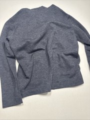 Vince Hoodie Mens X Large XL Blue Full Zip Cotton Rayon Knit Sweater
