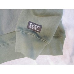 Levis Mens Relaxed Fit Mock Neck Sweatshirt Olive Green Utility Pocket New M