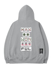 Niepce Majhong Graphic Hoodie Streetwear Sweatshirt for Men